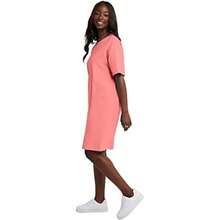Hanes Beefy-T para Mujer(Talla Única Coral (Charisma Coral)) - Multicolor - Ver 4