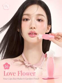 Dasique 亮泽唇彩，高光泽不粘腻保湿唇部彩妆，Y2K 时尚玫瑰女孩派对旅行日常最佳色彩魅力氛围假日必备，女士彩妆礼物圣诞礼物玫瑰女孩最佳色彩魅力氛围返校 - #16 Love Flower - 查看 9