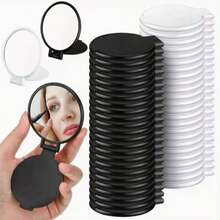 10pcs/8pcs Best Gift For Women Portable Makeup Mirror Convenient Folding Small Mirror Mini Handheld Makeup Mirror Daily Birthday Christmas New Year Thanksgiving Day Gift For Sisters Female Relatives Girl Daughter Mother Grandma Marriage Graduation Souveni - Multicolor - View 2