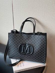 Ba lô/túi đeo vai nữ bằng da PU màu trơn, chống thấm nước, dung tích lớn, phong cách công sở thường ngày, phù hợp cho nữ sinh, phụ nữ, sinh viên đại học, cô dâu mới cưới và nhân viên văn phòng. Tuyệt vời cho công việc, kinh doanh, đi làm, đi học và nhiều dịp khác. - màu đen - Xem 7