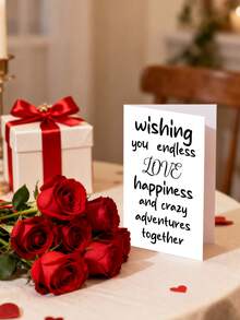 Romantic Valentine's Day Card With Sincere Confession - Funny Anniversary Card | Romantic Birthday Card Gift For Your Beloved Him/Her | Perfect Valentine's Day Gift-1PC - Multicolor - View 8