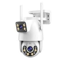 Câmera De Segurança a Prova de água Lente Dupla APP ICSEE IP66 Camera IP WiFi 360 Sensor Visão Noturna Externa - 3 Unidade ICSEE - Visão 2