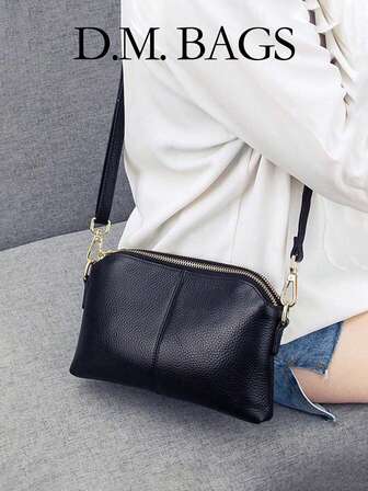 Fashionabla Minimalistisk Crossbody-väska med flera fickor, pendlingsvänlig