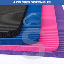 tapete para yoga 15 mm grueso tapete para ejercicio 1.5 grueso 183 largo - Rosa - Ver 6