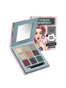 MISSLYN Fairy Tale Eyeshadow Palette, 9 Color Eyeshadow Combo With Mirror And Eyeshadow Brush, Matte, Shimmer And Glitter Eyeshadows, High Pigmentation, Long-Lasting, Easy To Blend, Fine Powder Texture, Vegan, Cruelty-Free - #1 Ước một điều ước - Xem 8
