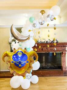 1/2pcs Eid Party Decorative Balloons, Gold Eid Sheep Foil Balloons, Suitable For Eid Home Indoor Decor, Ramadan Theme Party Decor, Ramadan Kareem, Ramadan Mubarak, Eid Mubarak, Eid Party - Multicolor - View 4
