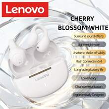 Lenovo EA420 Comfort-Fit Ear Clip Stereo Headphones – Your Ideal Companion For An Active Lifestyle. The Unique Open-Ear Design Provides All-Day Comfort Without Pressure, While Bluetooth 5.4 Ensures Reliable, Low Latency Sound For Music And Videos. Stay Aware Of Your Surroundings During Runs Or Commutes. - Multicolor - View 10