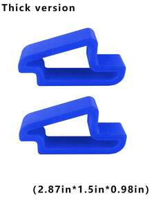 3个装重型3D打印门挡，带轨道锁 | 防滑门楔，易于安装/拆卸，室内/室外通用 - 适用于推拉门、阳台、露台、办公室 - （橙色/灰色/黑色），门挡，露台安全，独特几何设计，塑料材质，抓力牢固，结构坚固，家居安全 - 彩色 - 查看 23