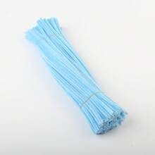 马卡龙色毛根，100根马卡龙扭扭棒，马卡龙色毛根工艺毛根，7种颜色马卡龙毛根工艺品，毛根工艺马卡龙，返校礼物，散装毛根毛根毛根，用于DIY艺术和工艺项目，鲜花创意礼物派对装饰返校装饰（12英寸 x 6毫米） - 彩色 - 查看 15