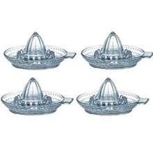 Luminarc 4 X Glass Lemon Squeezer Fruit Squeezer Juicer 12Cm - Gris - Ver 2