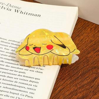 pocket monsters Pokémon Pikachu Hair Accessory, A Cute And Adorable Hair Claw Clip, A Stylish And Versatile Hairpin, An Acrylic Hair Claw That Makes Your Hairstyle More Eye-Catching