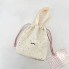 Small Polka Dot Drawstring Pouch, Multipurpose Carry Bag For Errands And Storage ,Travel Essential Bag - Multicolor - View 8