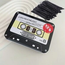 100 chiếc kẹp tóc/kẹp cài tóc màu đen phẳng, phù hợp cho nữ, dùng cho tóc mái, studio, tóc ngắn, tạo kiểu, đựng trong hộp bơ, kẹp càng cua, kẹp tóc, kẹp trượt tóc, kẹp cài tóc, kẹp bấm, đồ dùng học tập, phụ kiện tóc màu đen, kẹp tăm, phụ kiện đội đầu, kẹp tóc, mùa hè, kỳ nghỉ, du lịch. - màu xanh lá - Xem 10