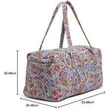 Vera Bradley Bolsa de viaje grande de algodón para mujer(Talla unica Provenza Paisley) - Multicolor - Ver 10