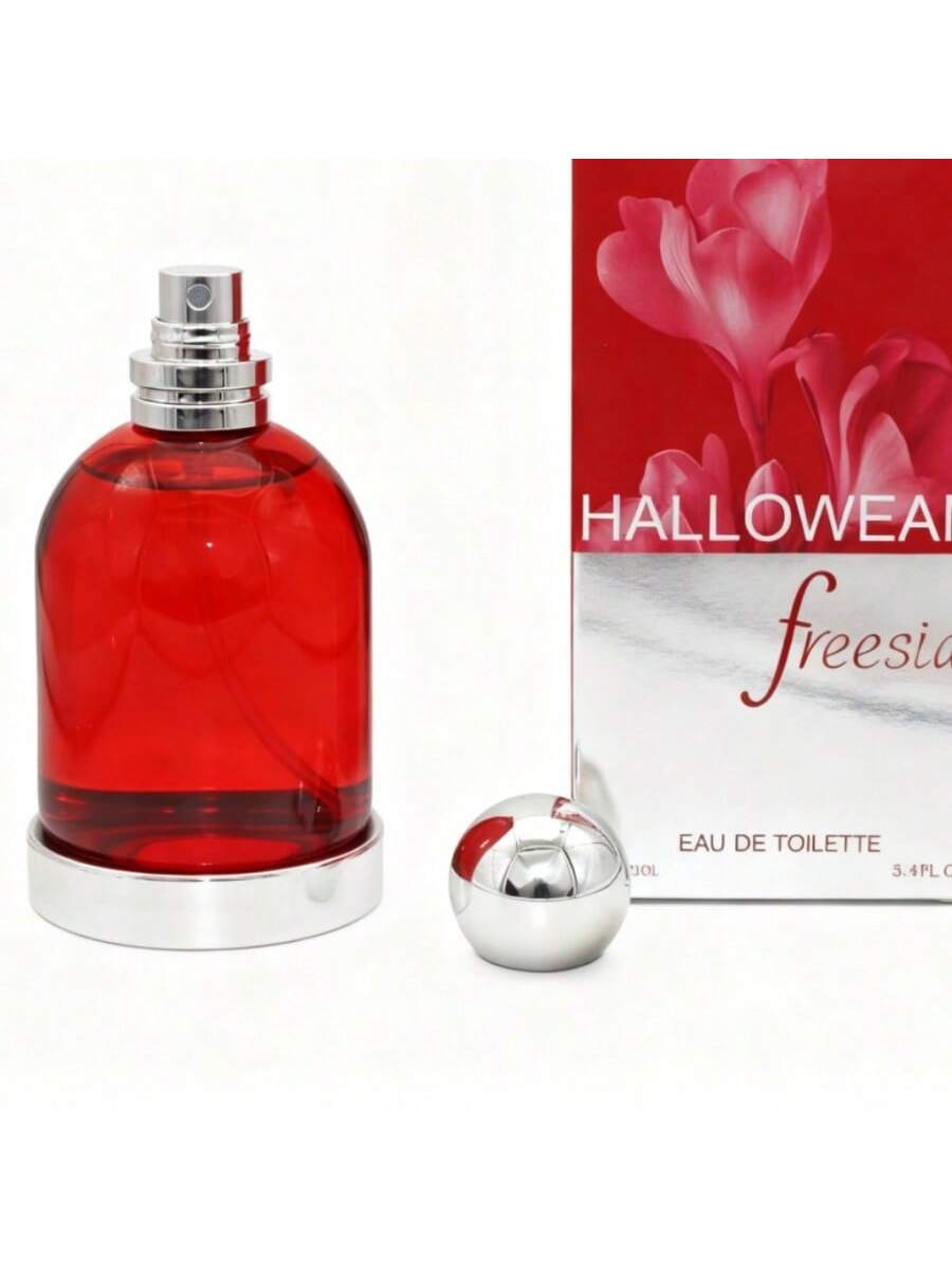 Posso Hallowean Freesia Eau de Toilette 100ml - Perfume Femenino Rojo Vibrante, Fragancia Fresca de Freesia