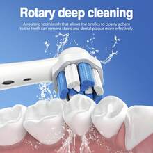 4/8 đầu bàn chải đánh răng thay thế, phù hợp với dòng Io, làm sạch sâu, chăm sóc răng miệng, đóng gói riêng lẻ, thích hợp sử dụng tại nhà và khi đi du lịch. - Màu xanh Bạc hà - Xem 4