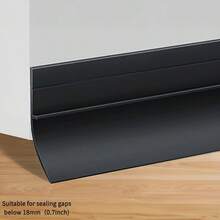 5 Pcs [1 Meter/39inches] Punch-Free Self-Adhesive Door Bottom Sealing Strip Upgraded Thickened Rubber Dust Strip, Effectively Isolates Light Transmission/Dust/Noise/Water Stains, Can Be Used In Bathrooms, Bedrooms, Kitchens, Basements, Etc., Can Be Cut To The Required Length, And Consumption-Reducing Household Artifact - Multicolor - View 6