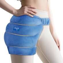 AWYYMicrowavable Heating Pad For Hip/Sciatica Pain Relief Adjustable Moist Heating Pad Microwave Heated Pack For Hip Stomach And Back Unscented - Màu xanh lam - Xem 1