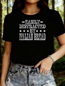 Women T-Shirts - Black - View 8