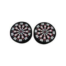 飞镖靶玩具飞镖架迷你飞镖站EVA飞镖靶盘，男孩礼物，办公休闲玩具 - 黑色 - 查看 8