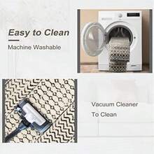 TTJM Moroccan Washable Runner Rug 2x6 Ultra Soft Non-Slip Vintage Boho Hallway Kitchen Runner Rug Floor Carpet For Bedroom Bathroom Laundry Living Room - 2x6Runner - View 5