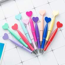 1/5/10/20pcs Valentine's Day Gift Creative Heart-Shaped Pens, Office Supplies Small Gift, Heart Pens, Holiday Items - Multicolor - View 7