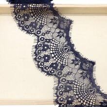 9.5cm Multi-Color Optional Lace Decoration Polyester Silk Women's Clothing Accessories Eyelash Lace Size 3 - màu đen - Xem 10