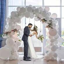 Bộ 21 chiếc khung đỡ vòm bóng bay bằng sắt, thích hợp trang trí tiệc sinh nhật, đám cưới, lễ đính hôn, lễ hội, lễ tốt nghiệp. - Nhiều màu - Xem 2