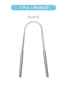 Stainless Steel Tongue Scraper 3 Models Rust-Resistant Durable,Tongue Cleaner Effective Bad Breath Removal Tongue Coating Cleaning, Portable Travel-Friendly For Adults Kids Daily Use, Family Oral Care Oral Hygiene - 銀色 - 查看 12