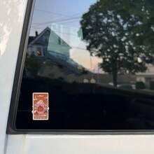 Pegatina impermeable de vinilo para el coche, la computadora o el vaso de agua con diseño de tarot con aroma a calabaza - Multicolor - Ver 8