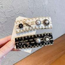 Xiaoxiang Hair Clip Back Head Broken Hair Clip Girl Side Clip Side Bangs Clip Bb Clip Retro Hair Clip - Multicolor - View 6