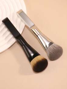 Angled Foundation Brush, Designed For Contouring Facial Features. Multifunctional Makeup Tool, Essential Travel Beauty Companion. - Multicolor - View 7