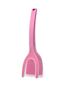 Espátula e pinça de silicone 2 em 1, espátula de cozinha multifuncional antiaderente, espátula para bife, pinça para alimentos resistente ao calor, espátula para peixe, espátula para ovo frito, espátula para panqueca, pinça para torradeira, prensa para hambúrguer, espátula com revestimento antiaderente, espátula para rolinho de frango. - Multicolorido - Ver 16