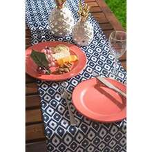 DII Colección de Mesa para Exteriores, Resistente a Las Manchas y Agua, 14 x 72 Pulgadas, Hoja de plátano(Table Runner, 14x72") - Multicolor - Ver 3