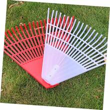 Grass Rake Tools Yard Rake Heavy Duty Lightweight Yard Rake Grounds Keeper Rake Rakes for Lawns Pine Needle Rake Garden Rake Lawn Tool Leaf Rake Red Artificial Grass Manual PlasticGarden Rakes