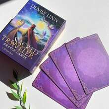 Sacred Traveler Oracle Cards, Each Card Interprets The Signs That Are Around You And Deciphers The Secret Messages Of The Universe - Blue - View 2