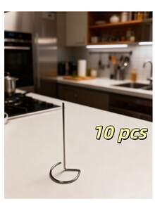 50/30 Pcs Stainless Steel Reusable Air Fryer Skewers 50/20/10Pcs - Vertical BBQ Sticks For Grilling Chicken Vegetables,Kitchen Essentials,Kitchen Gadgets,Home Decor,Kitchen Items,Kitchen Accessaries,Valentine's Day