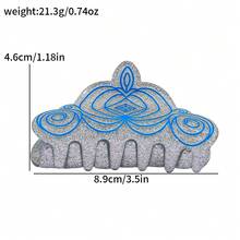 1个/5个装优雅皇冠发爪——多功能发饰,适合固定头发、装饰发型,是一款时尚新潮的发饰和小饰品,是情人节送给女朋友的理想礼物。女士发饰时尚爪夹优雅发夹休闲发夹沙滩发夹夏季度假发夹 - 彩色 - 查看 13
