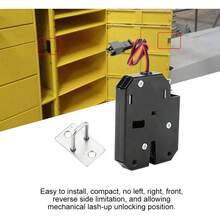 EstiloDC 12V Cerradura ElectromagnéTica Cierre De Control EléCtrico Cerradura Del Interruptor Del CajóN Cerradura MagnéTica Inteligente Bloqueo De Autoservicio Sin Interruptor De DeteccióNVersióN Mejorada - 1 - Ver 5