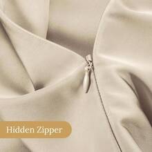 INFIIXSO Mulberry Silk Pillow Case FKing Size, Silk Pillowcase With Hidden Zipper 20\X36\, Extraordinary Smooth And Soft Pillow Cases For Hair And Skin(Beige, 1 Pack),FKing(20inchX36inch),Beige - 米色 - 查看 6