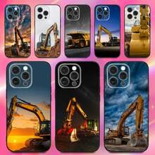 Classic C-Caterpillares Truck Phone Case Compatible With  16,15,14,13,12,11,Pro,Max,Plus,X,XS,XR,SE,8,7,Mini,Soft Silicone Black Case One 17 Case,  16 PrCover Compatible With  17 Pro Case,  17 Pro Max Case, IPho Case - z5 - Xem 3