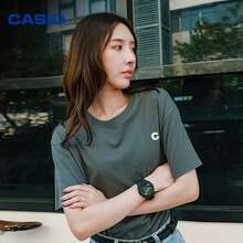 Casio 卡西欧 G-Shock 数字模拟双显手表，48.5 毫米黑色多边形表盘，树脂表带，200 米防水，双显，防震 GA-2100-1A1PR - 均碼 - 查看 4