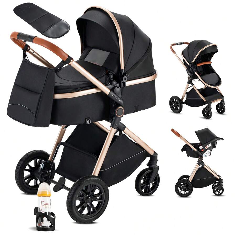 Baby Strollers - 金色 - 查看 1