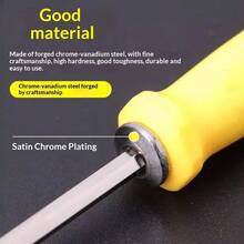 6 In 1 Screwdriver Set Precision Magnetic Screwdriver Set Hexagonal Plum Y-Shaped U-Shaped Triangle Repair Hand Tools Kits Screwdriver Set For Type Heavy Duty Star Torx Screwdrivers For V6 V7 V8 V10 V11 DC24 DC40 DC4 DC50 Screw Driver Set - Yellow - View 5