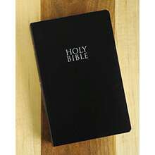 NIV Gift And Award Bible Leather-Look Black Red Letter Comfort Print - như hình ảnh - Xem 6