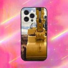 Classic C-Caterpillares Truck Phone Case Compatible With  16,15,14,13,12,11,Pro,Max,Plus,X,XS,XR,SE,8,7,Mini,Soft Silicone Black Case One 17 Case,  16 PrCover Compatible With  17 Pro Case,  17 Pro Max Case, IPho Case - z8 - 查看 13