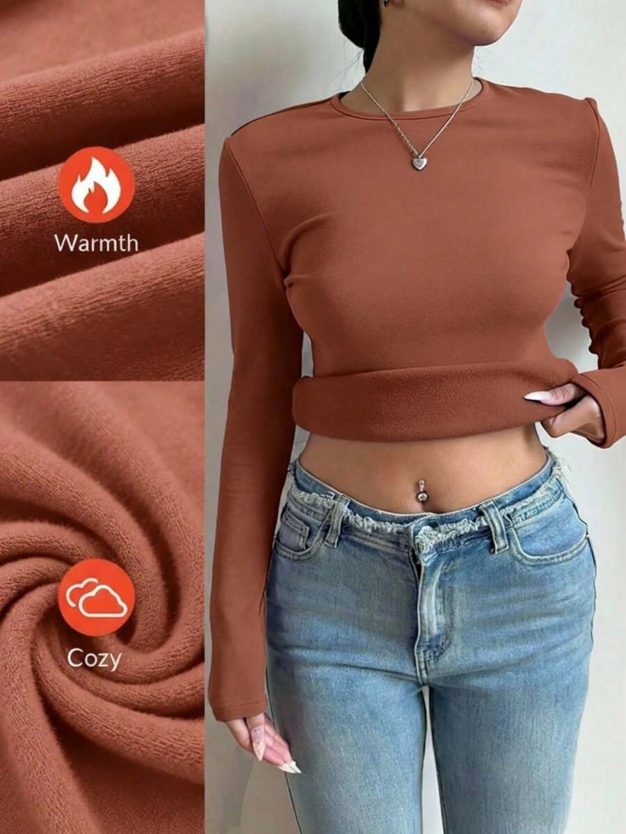 Women Tops - Coffee - View 1