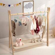 Children's Clothes Hangers, Multi-Functional Plastic Non-Slip Baby Hangers, Stackable, Wet & Dry Use, Heavy Duty, Suitable For Laundry, Storage, Hotels And Home Organization - Multicolor - View 7