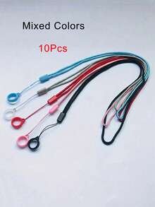 10pcs/1pc/5pcs E-Cigarette Lanyard + Anti-Lost Ring, Universal E-Cigarette Lanyard/Vape Lanyard, Fashion E-Cigarette Anti-Lost Lanyard