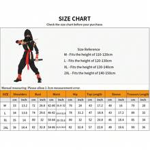 1 Set Kids Halloween Costume, Boys Halloween Party Outfit, 3 Styles Available (Includes Top, Mask, Pants, Belt) - Multicolor - View 6